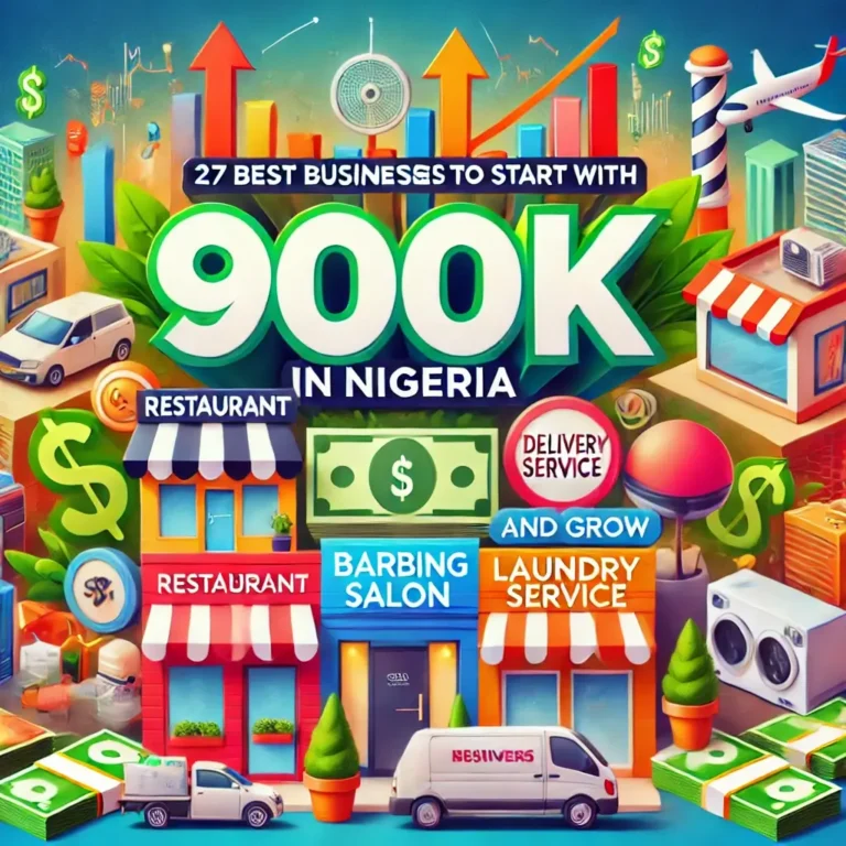 27 Best Businesses to Start With 900K in Nigeria and Grow It to 10MILLION