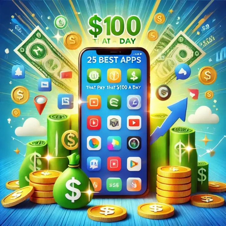 25 Best Apps that Pay $100 a Day