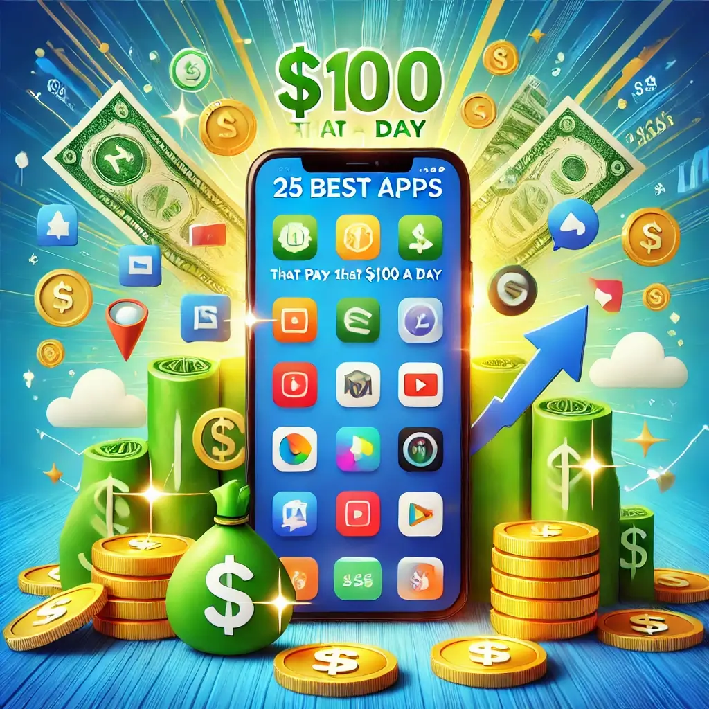 25 Best Apps that Pay $100 a Day